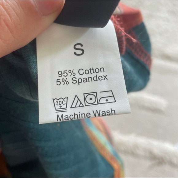 NEW  SHEIN TIE DYE DRAWSTRING CROP TANK TOP - S - Picture 9 of 9